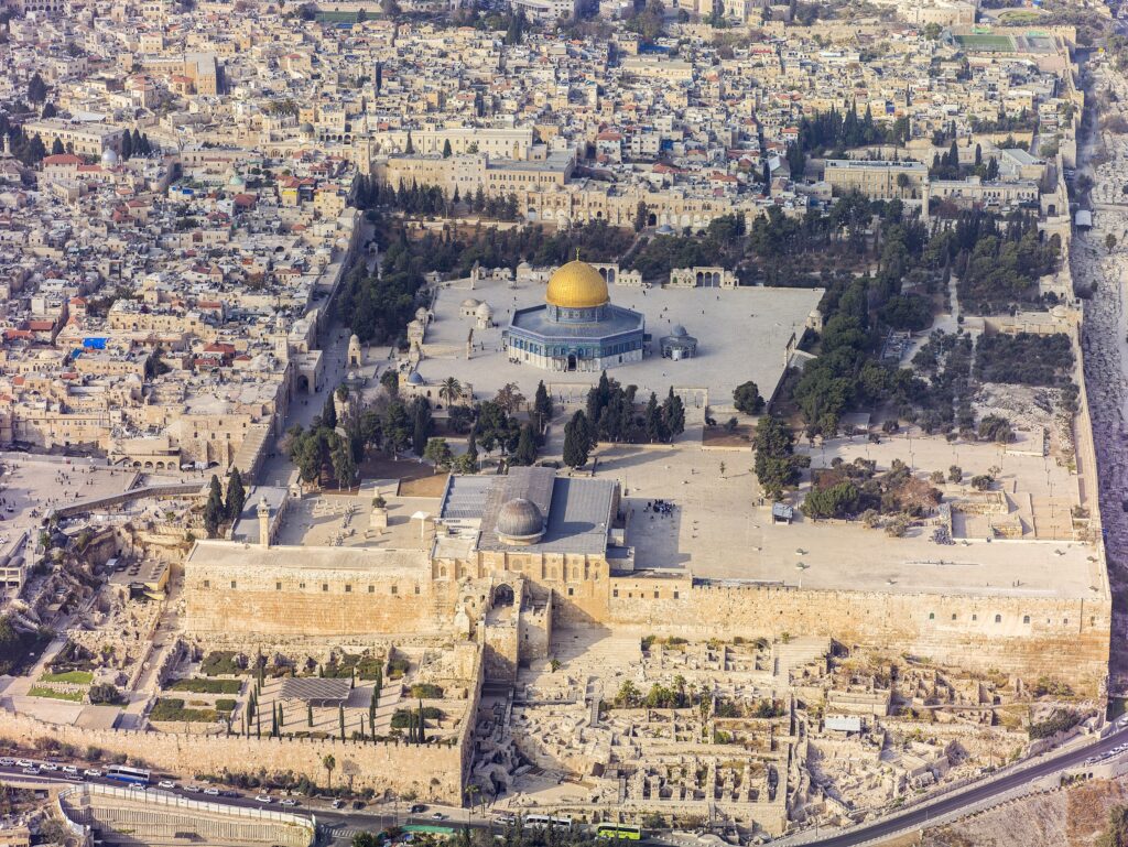 古代イスラエルの神殿跡地